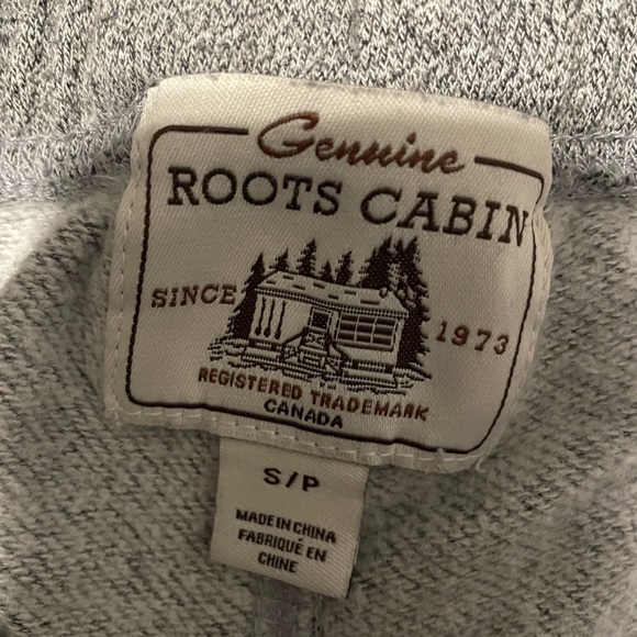 Grey Drawstring Roots Joggers - Picture 2 of 2